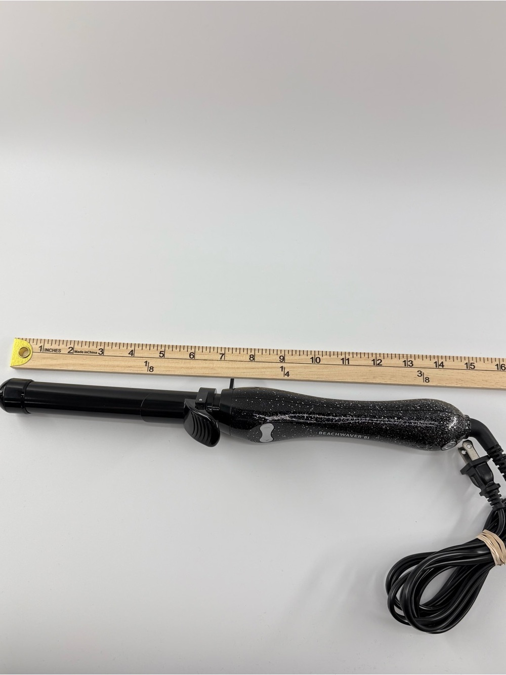 Beachwaver B1 Rotating Curling Iron Black Glitter Auto Curl Wand 1” Loose Waves - Picture 6 of 6